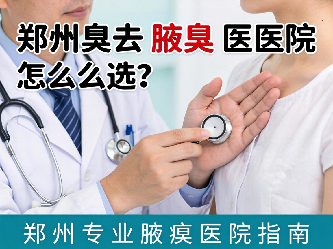 郑州去腋臭医院怎么选？郑州专业腋臭医院指南