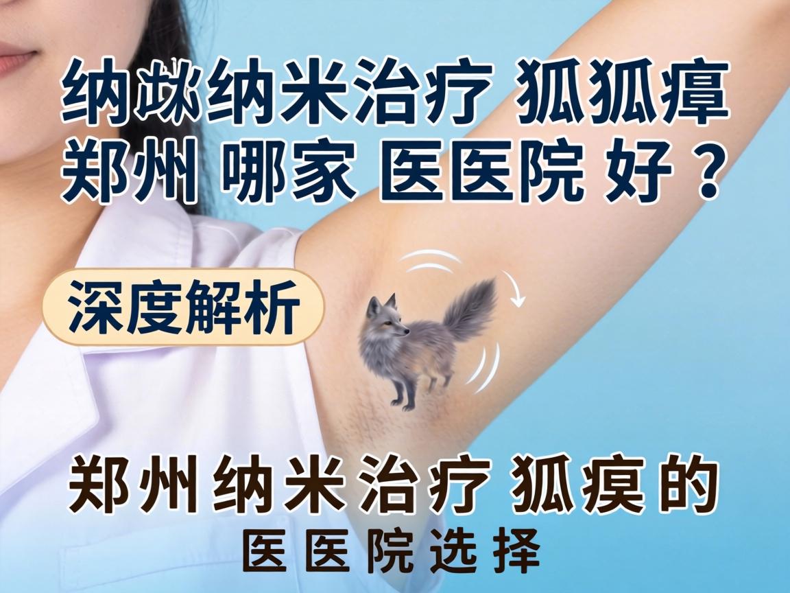 纳米治疗狐臭郑州哪家医院好？深度解析郑州纳米治疗狐臭的医院选择