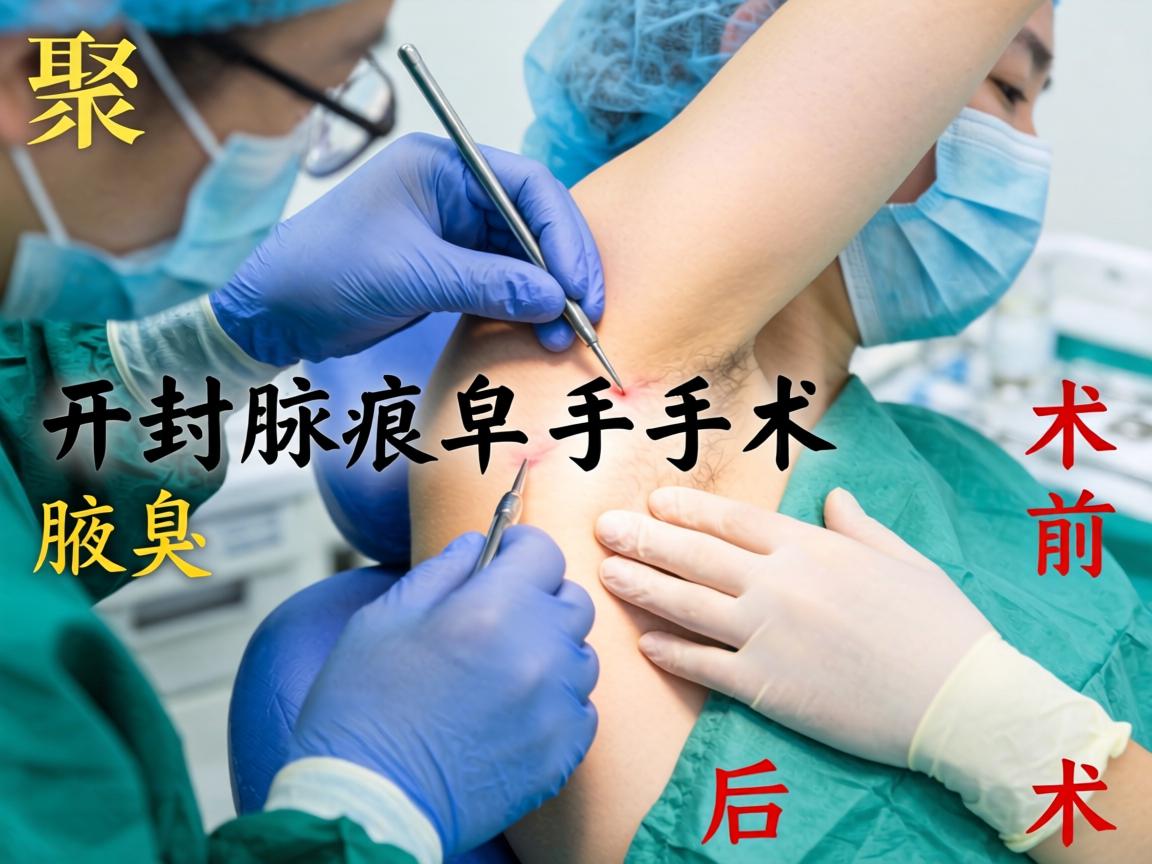 聚焦腋臭手术，详解开封腋臭手术的术前术后