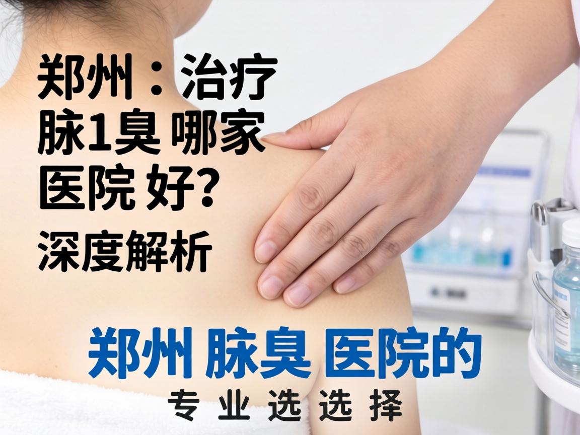 郑州治疗腋臭哪家医院好？深度解析郑州腋臭医院的专业选择