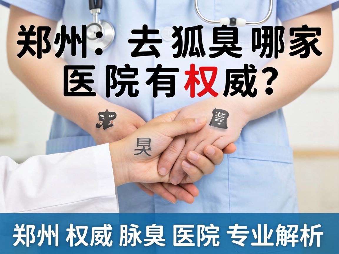 郑州去狐臭哪家医院有权威？郑州权威腋臭医院专业解析