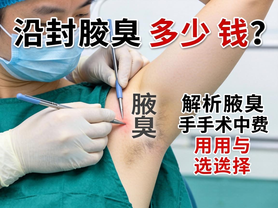 开封治腋臭手术多少钱？解析腋臭手术的费用与选择