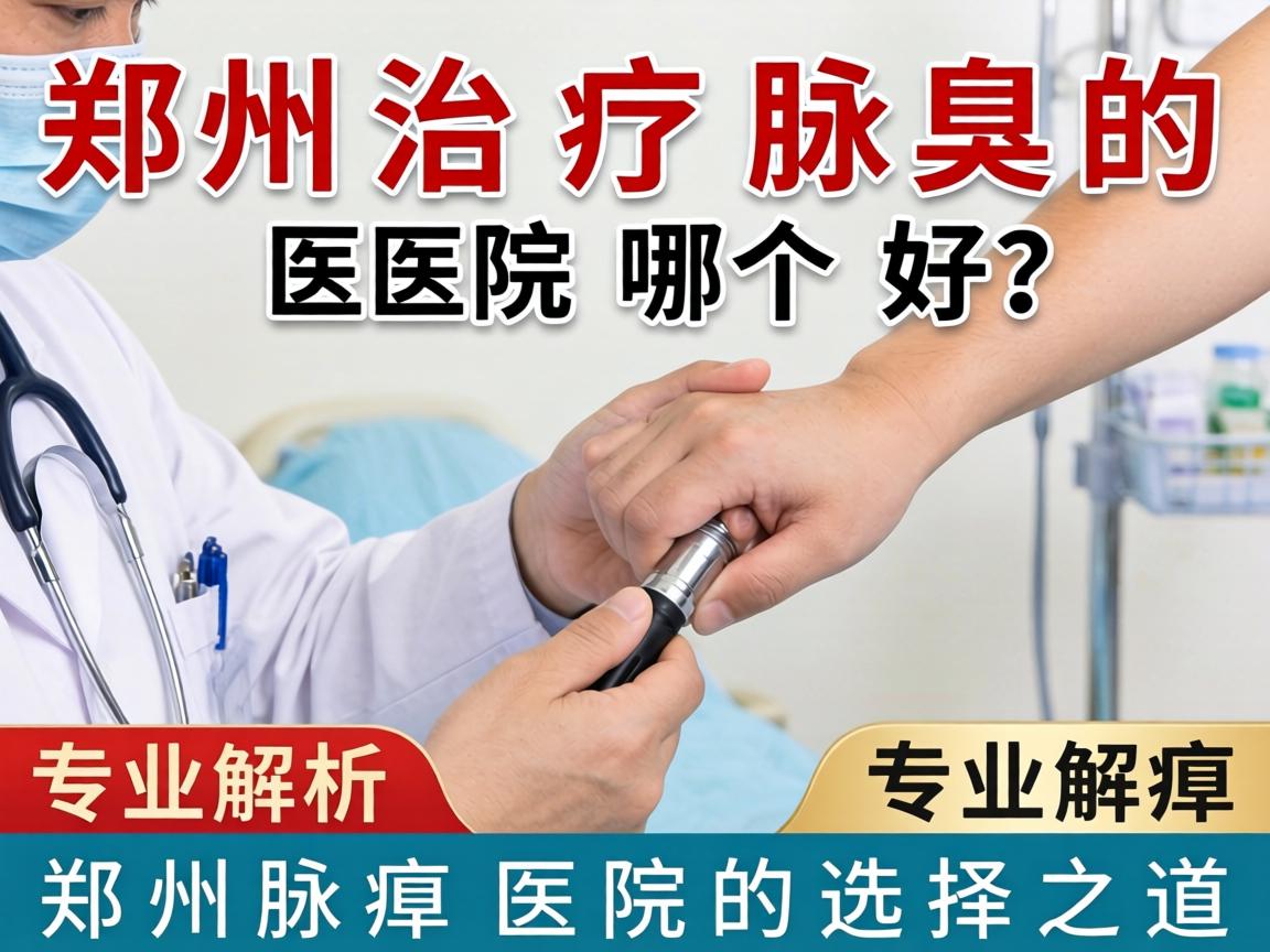 郑州治疗腋臭的医院哪个好？专业解析郑州腋臭医院的选择之道