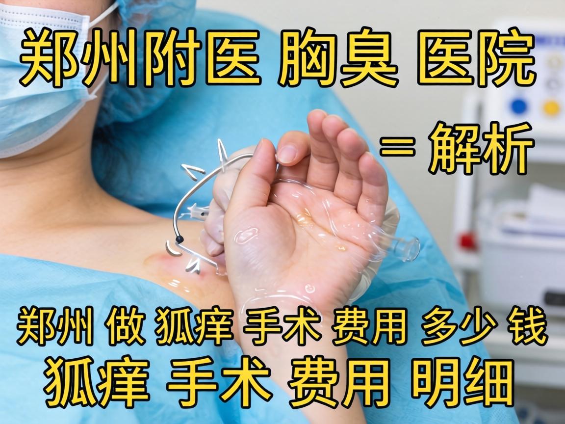 郑州附医腋臭医院解析，在郑州做狐臭手术费用多少钱，狐臭手术费用明细