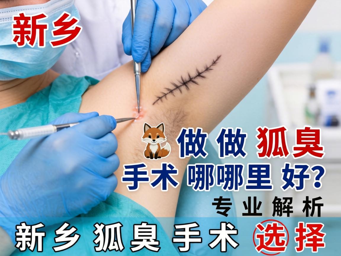 新乡做狐臭手术哪里好？专业解析新乡狐臭手术选择
