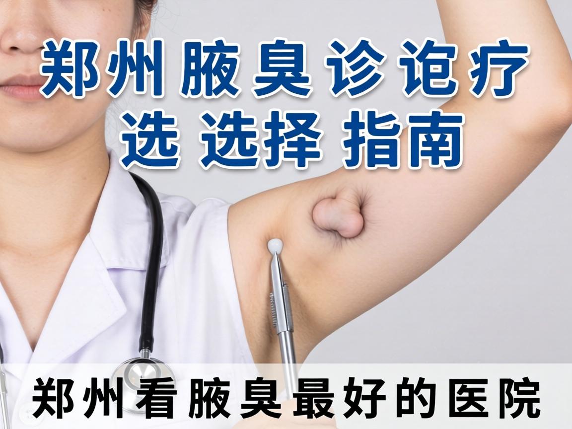 郑州腋臭诊疗选择指南，解析郑州看腋臭最好的医院