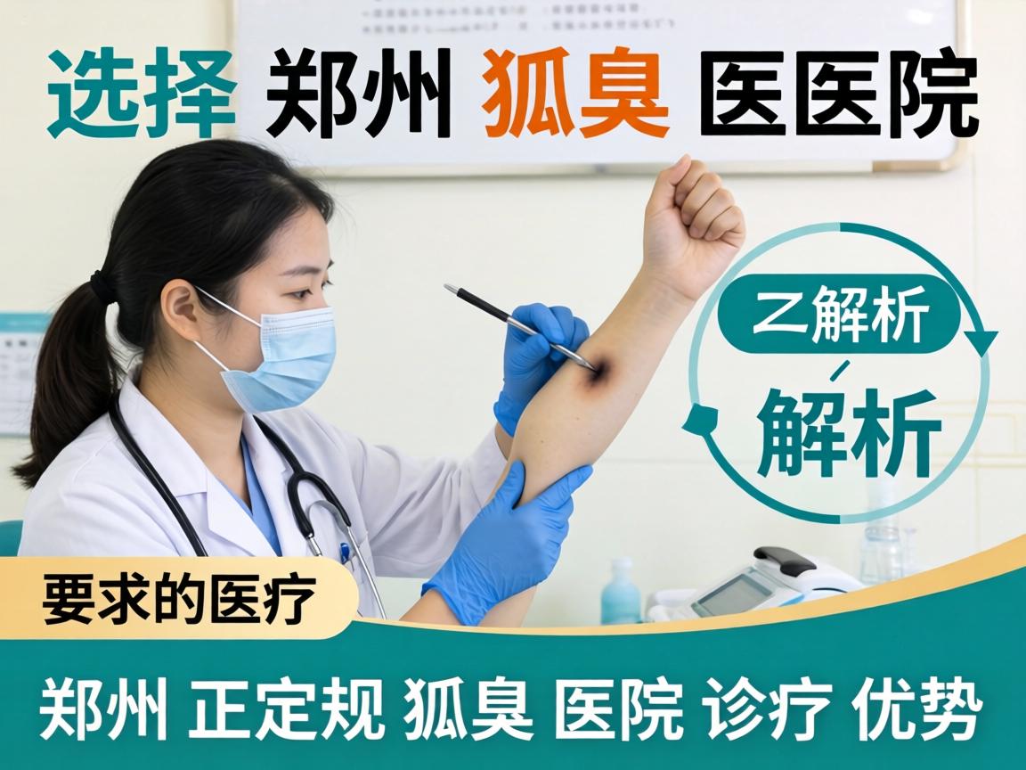 选择郑州狐臭医院,解析郑州正规狐臭医院的诊疗优势 选择郑州狐臭医院,解析郑州正规狐臭医院的诊疗优势
