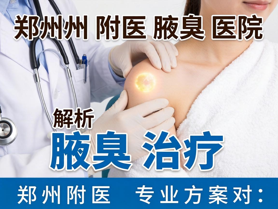 郑州附医腋臭医院解析腋臭治疗，郑州附医专业方案对比