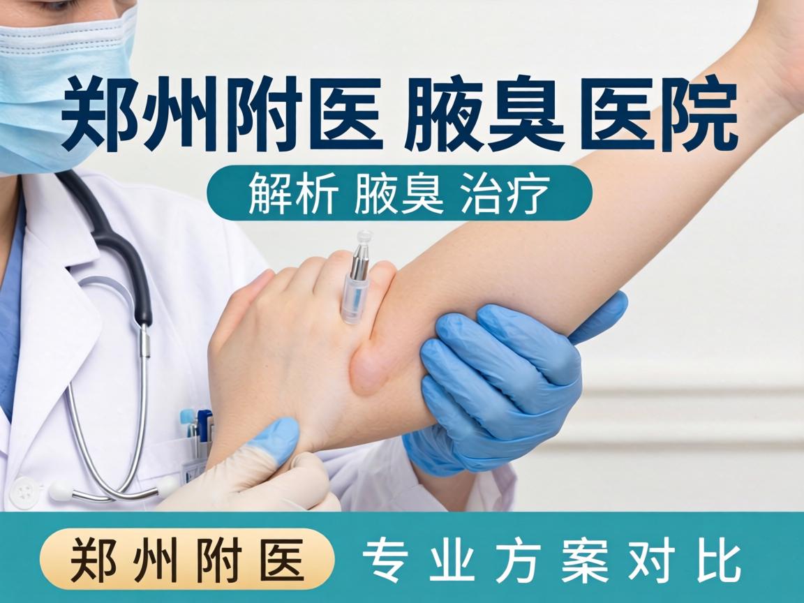 郑州附医腋臭医院解析腋臭治疗，郑州附医专业方案对比