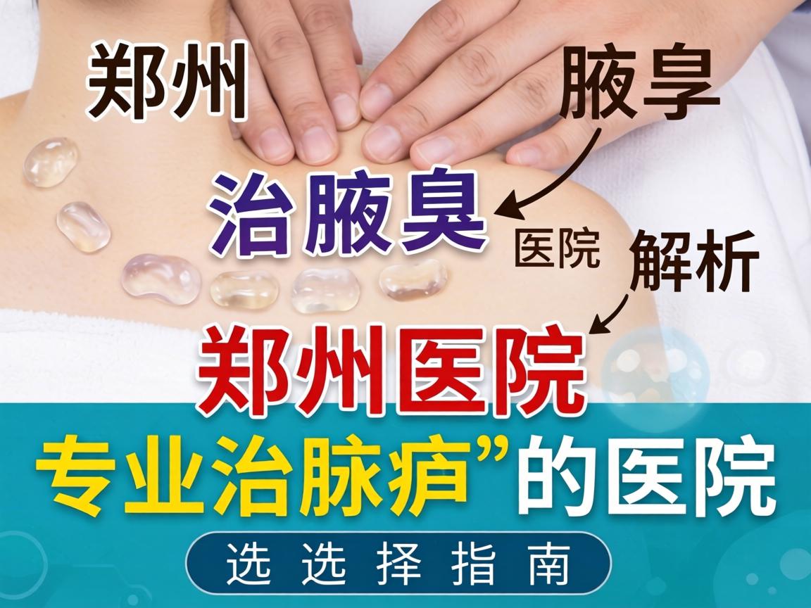郑州治腋臭医院解析,郑州专业治腋臭的医院选择指南 郑州治腋臭医院解析,郑州专业治腋臭的医院选择指南