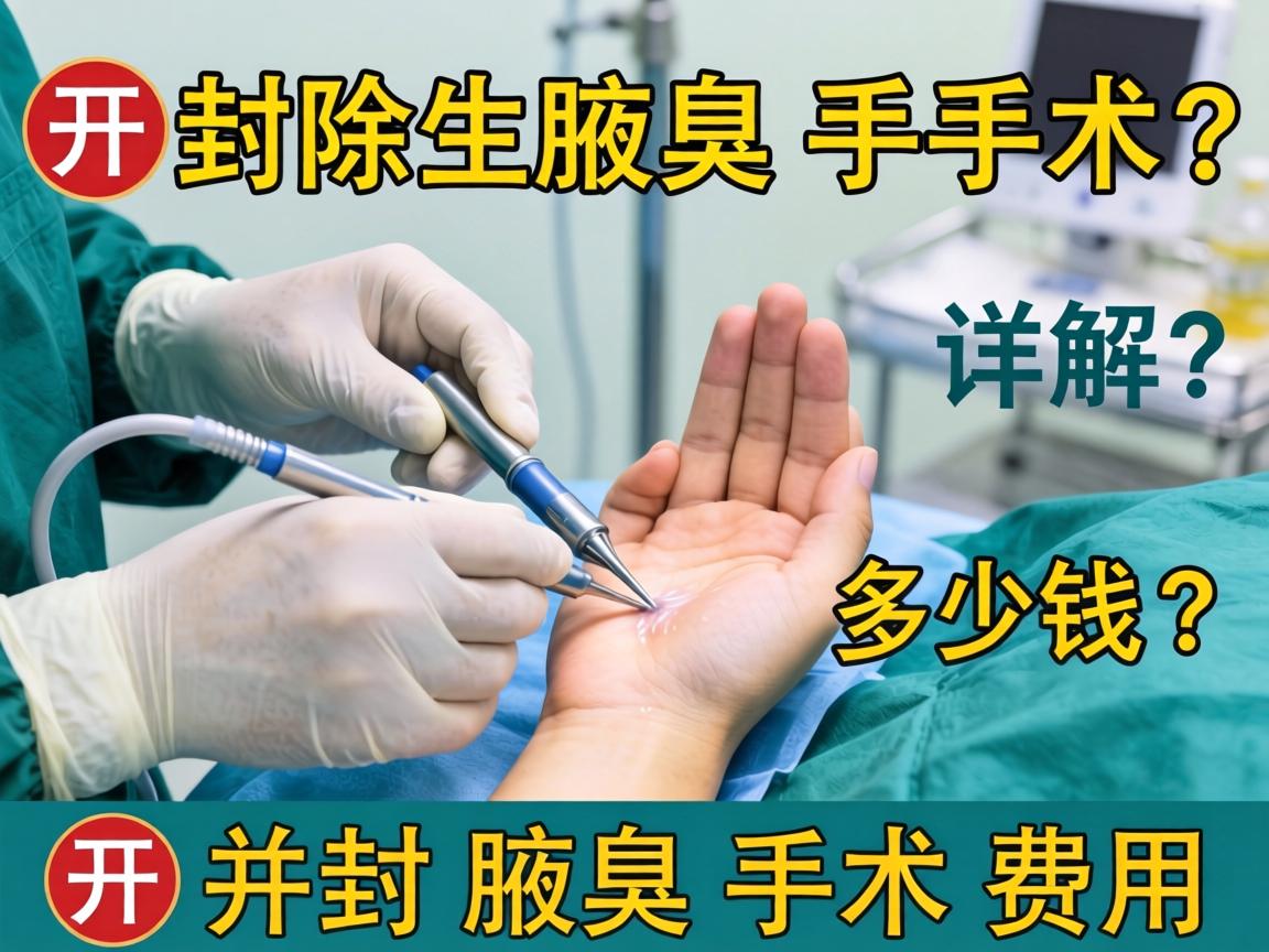 开封除腋臭手术多少钱？详解开封腋臭手术费用