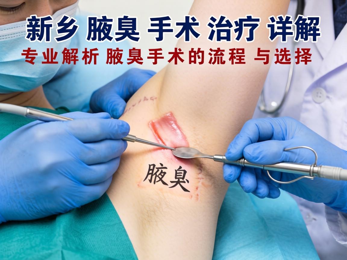 新乡腋臭手术治疗详解，专业解析腋臭手术的流程与选择