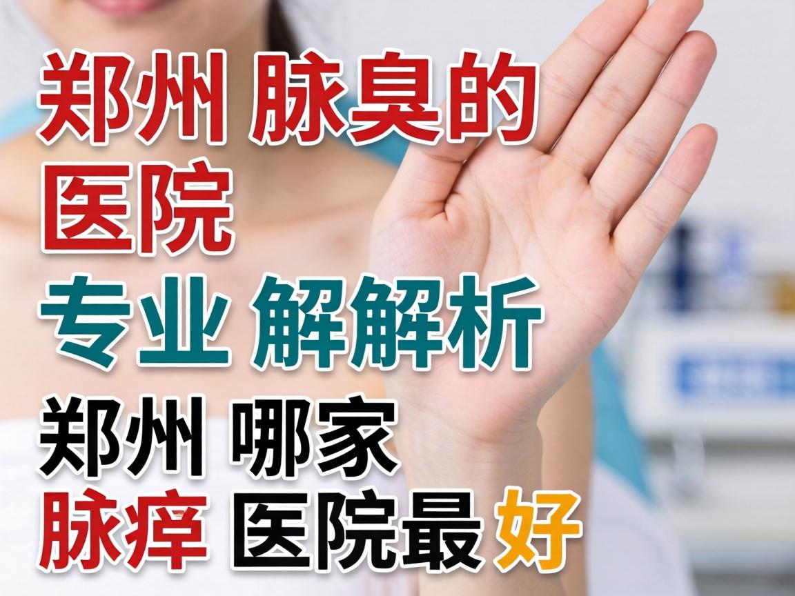 郑州腋臭医院专业解析，郑州哪家腋臭医院最好