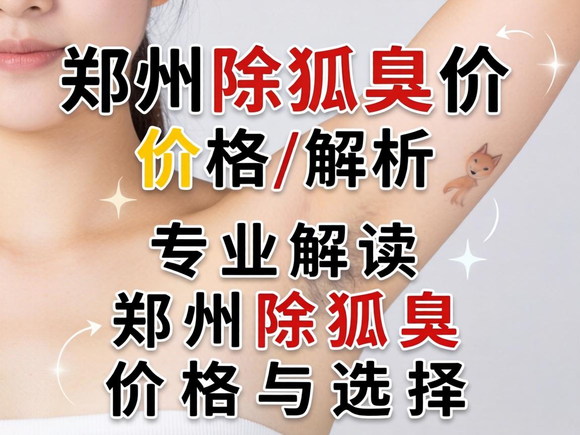 郑州除狐臭价格解析，专业解读郑州除狐臭价格与选择