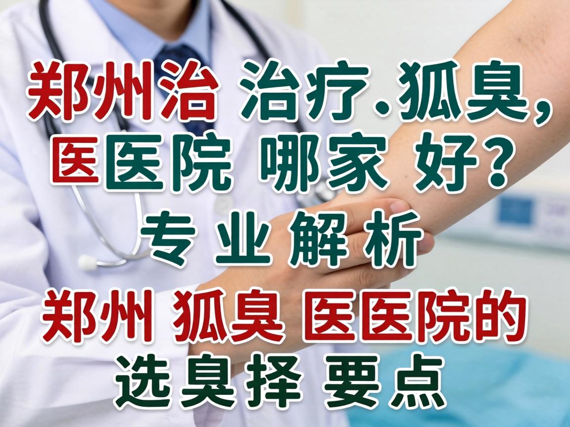 郑州治疗狐臭医院哪家好?专业解析郑州狐臭医院的选择要点 郑州治疗狐臭医院哪家好?专业解析郑州狐臭医院的选择要点
