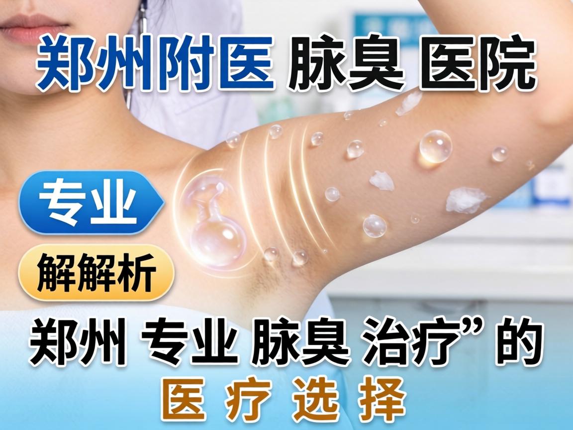 郑州附医腋臭医院专业解析，郑州专业腋臭治疗的医疗选择