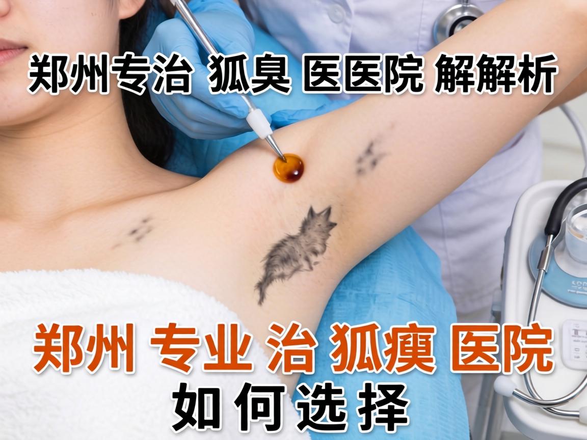 郑州治狐臭医院解析，郑州专业治狐臭医院如何选择