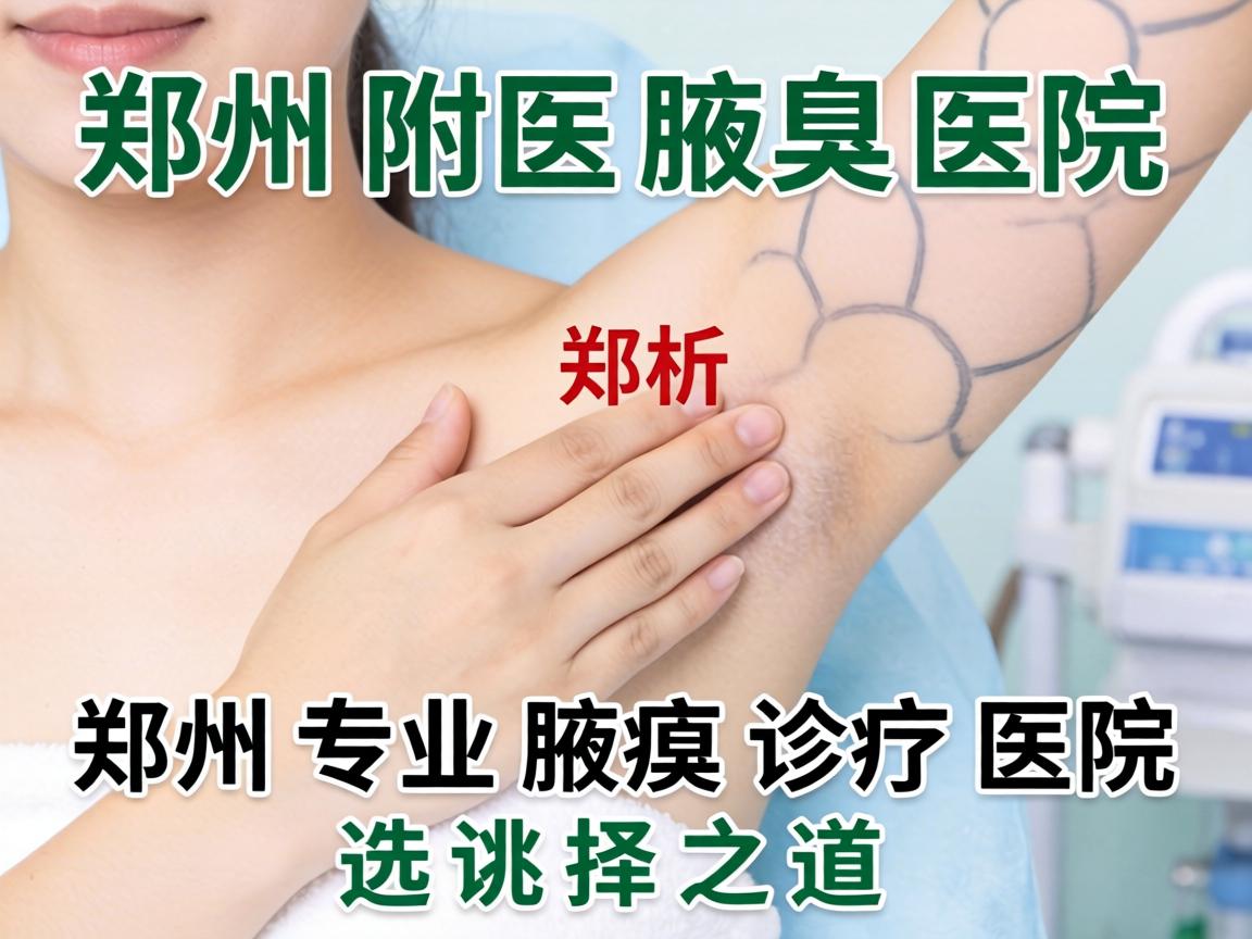 郑州附医腋臭医院解析，郑州专业腋臭诊疗医院的选择之道