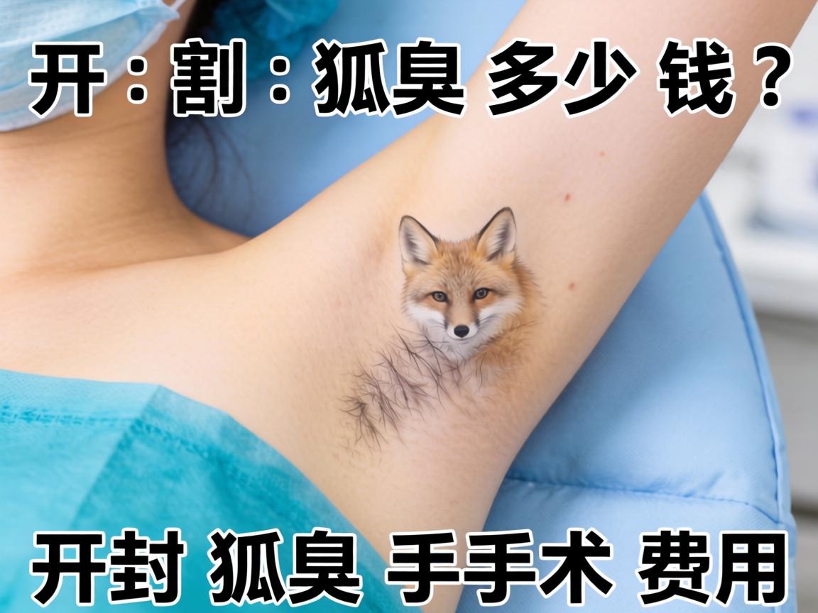 开封割狐臭多少钱？详解开封狐臭手术费用