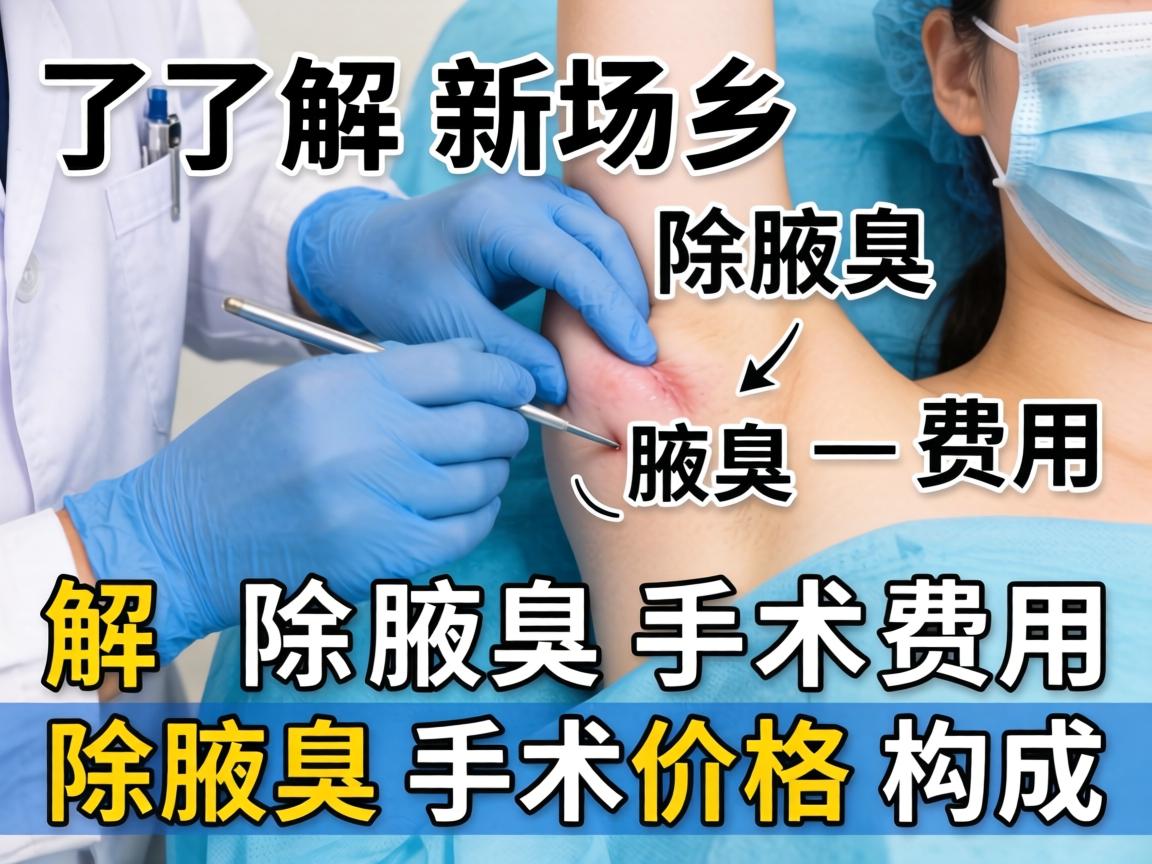 了解新乡除腋臭手术费用，解析除腋臭手术价格构成