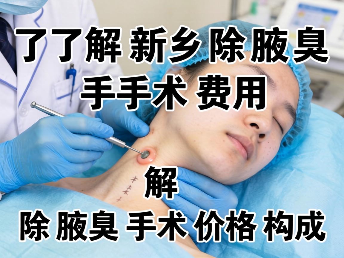 了解新乡除腋臭手术费用，解析除腋臭手术价格构成