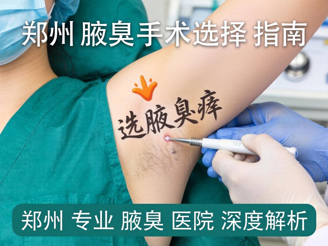 郑州腋臭手术选择指南,郑州专业腋臭医院深度解析 郑州腋臭手术选择指南,郑州专业腋臭医院深度解析