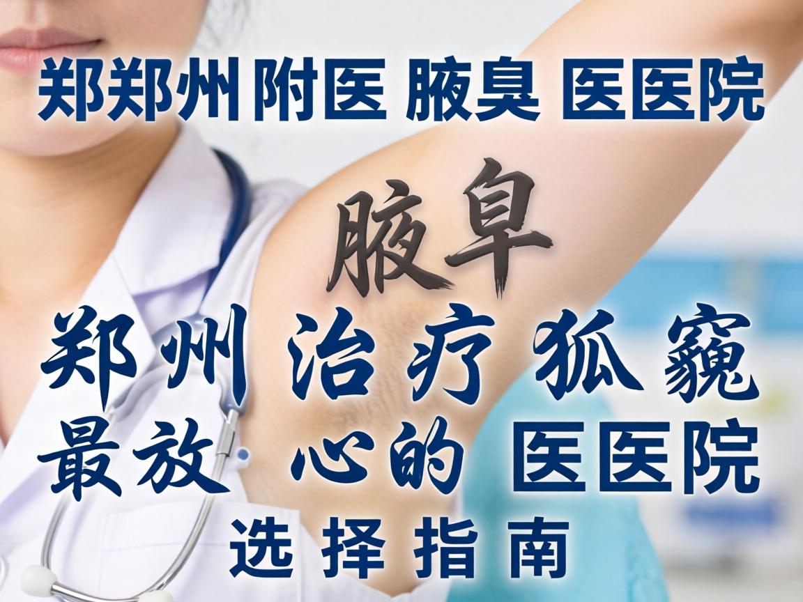 郑州附医腋臭医院,郑州治疗狐臭最放心的医院选择指南 郑州附医腋臭医院,郑州治疗狐臭最放心的医院选择指南