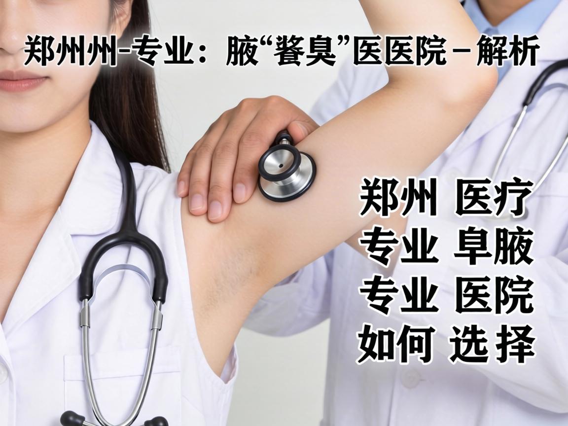 郑州专业腋臭医院解析，郑州专业医院如何选择