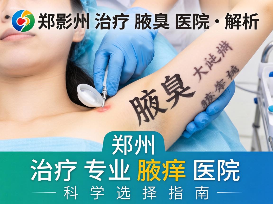 郑州治疗腋臭医院解析，郑州专业腋臭医院的科学选择指南