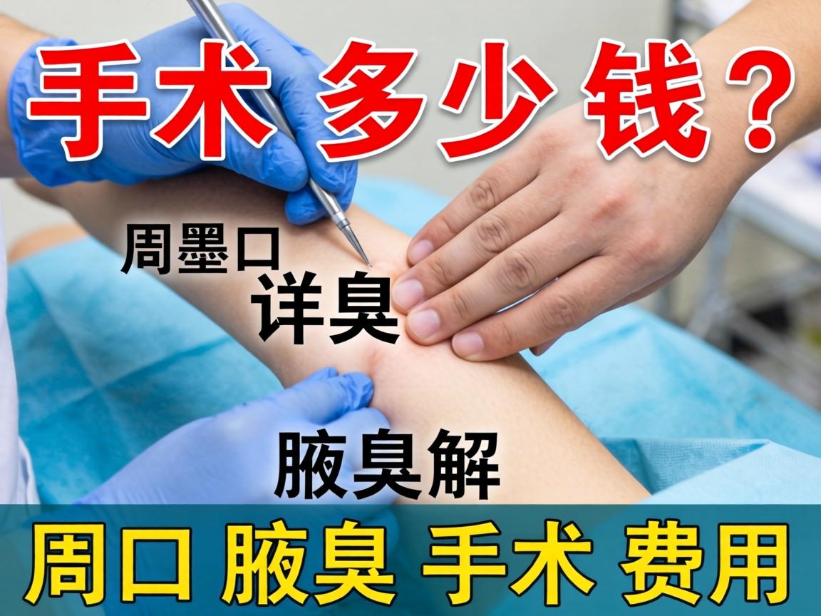 周口腋臭手术多少钱？详解周口腋臭手术费用