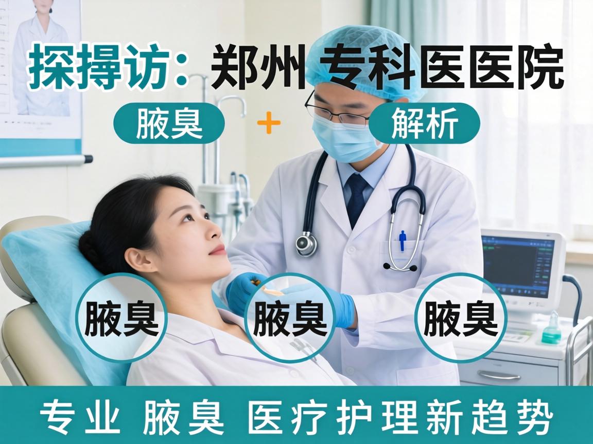 探访郑州腋臭专科医院，解析专业腋臭医疗护理新趋势