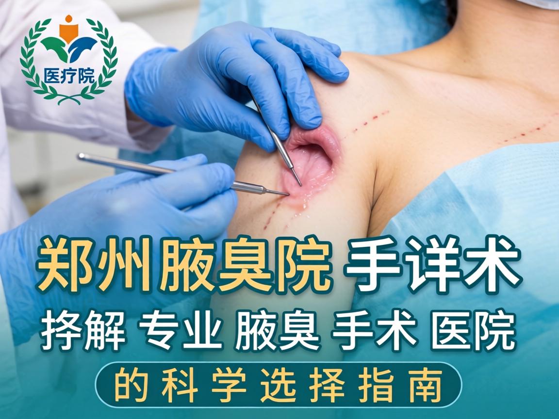 郑州腋臭手术医院详解,郑州专业腋臭手术医院的科学选择指南 郑州腋臭手术医院详解,郑州专业腋臭手术医院的科学选择指南