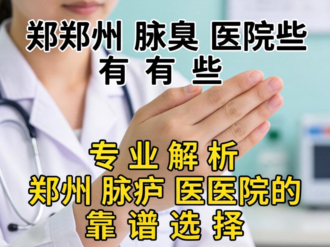 郑州腋臭医院有哪些？专业解析郑州腋臭医院的靠谱选择