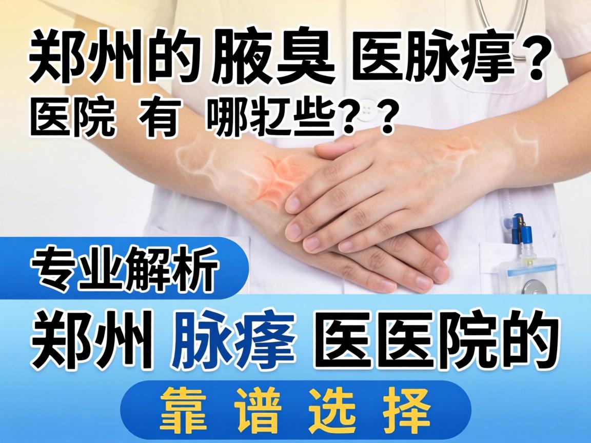 郑州腋臭医院有哪些？专业解析郑州腋臭医院的靠谱选择
