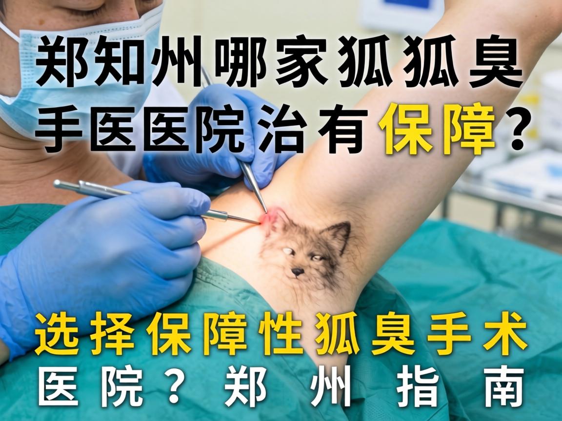 郑州狐臭手术哪家医院治有保障？选择保障性狐臭手术医院的郑州指南