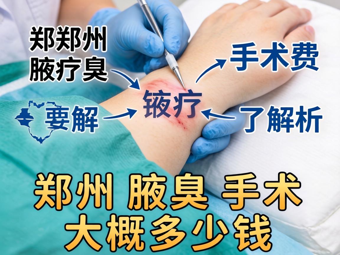 郑州腋臭手术费解析，了解郑州腋臭手术大概多少钱