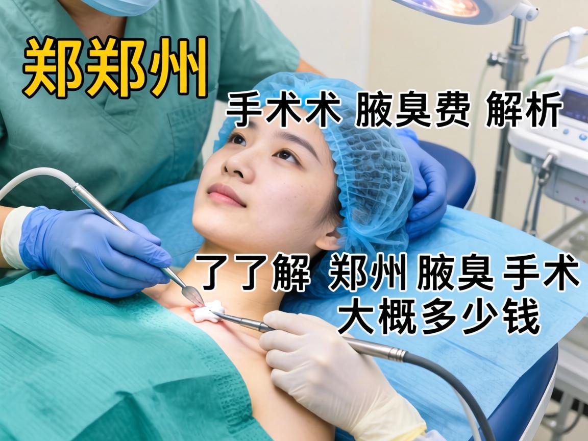 郑州腋臭手术费解析，了解郑州腋臭手术大概多少钱