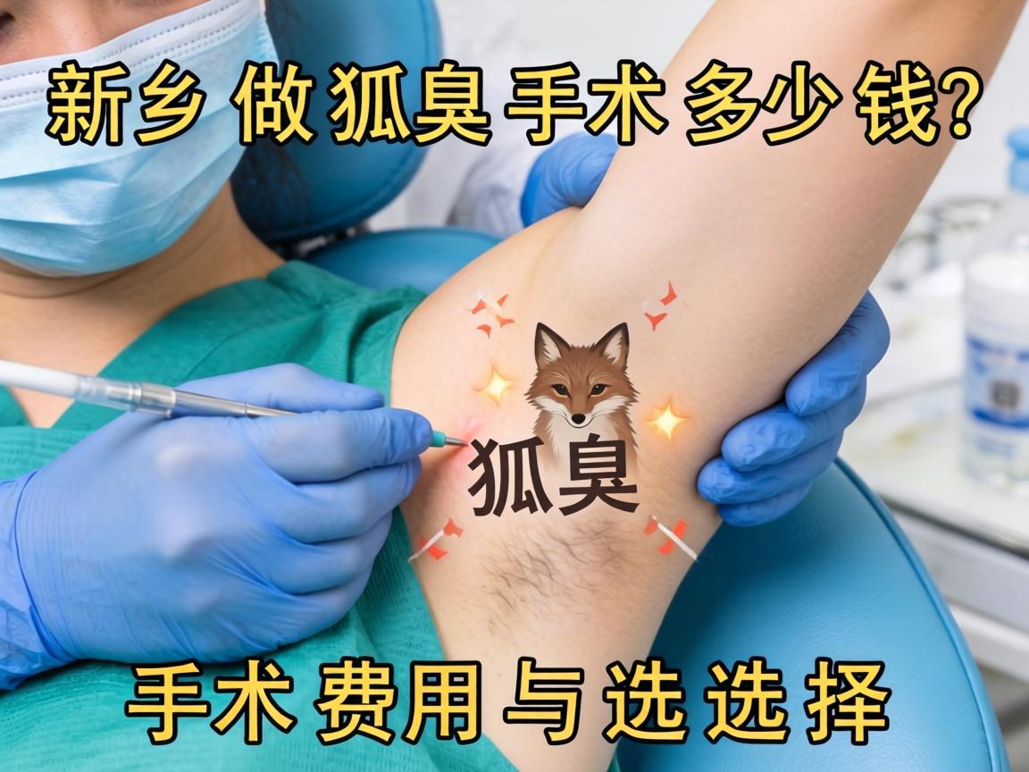 新乡做狐臭手术多少钱？解析狐臭手术费用与选择