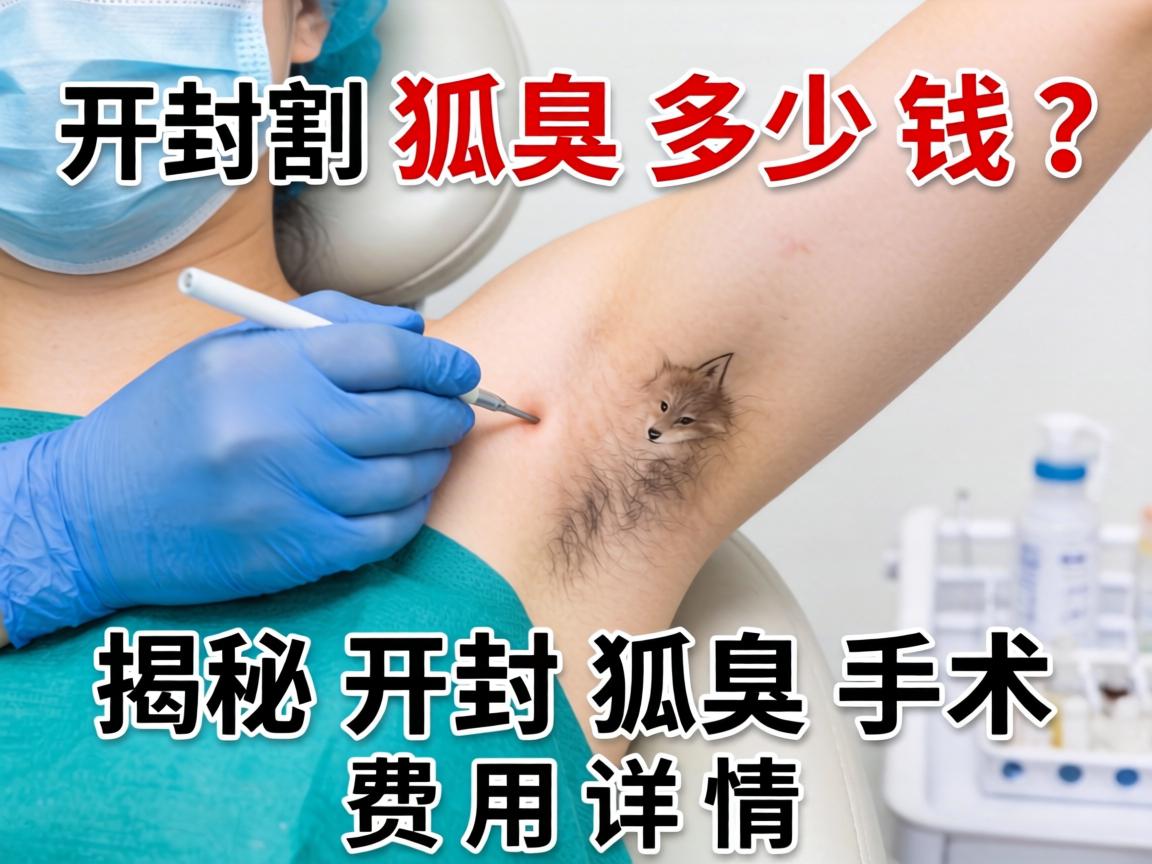 开封割狐臭多少钱?揭秘开封狐臭手术费用详情 开封割狐臭多少钱?揭秘开封狐臭手术费用详情