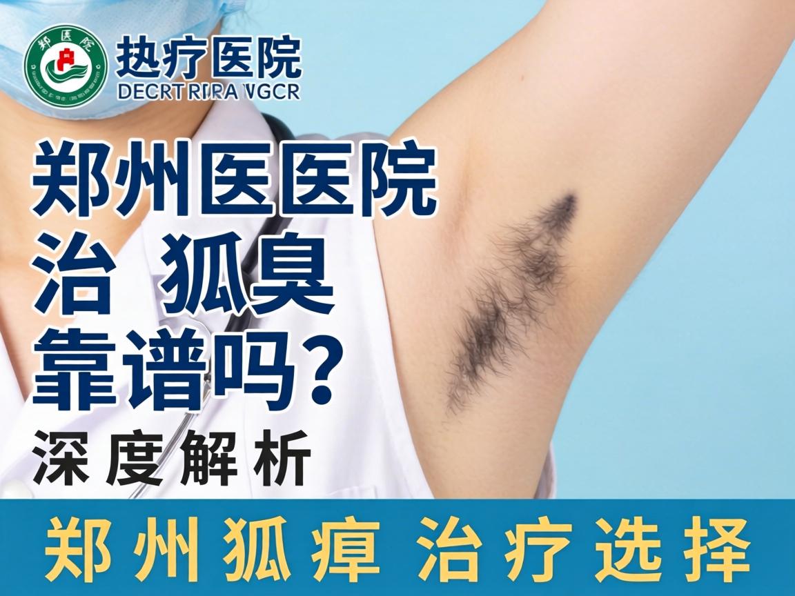 郑州医院治狐臭靠谱吗？深度解析郑州狐臭治疗选择