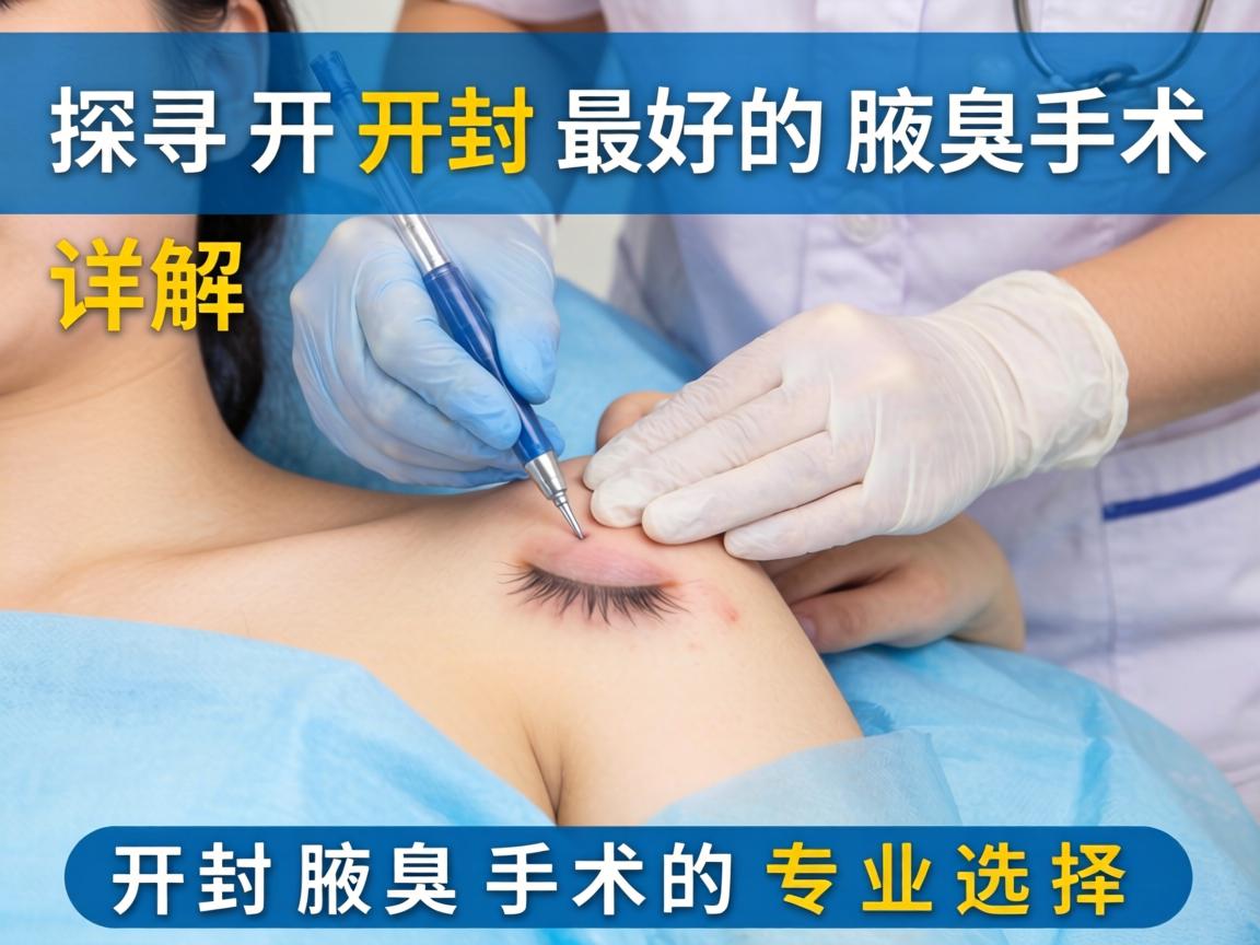 探寻开封最好的腋臭手术,详解开封腋臭手术的专业选择 探寻开封最好的腋臭手术,详解开封腋臭手术的专业选择
