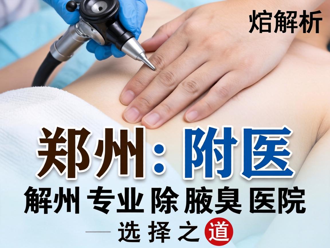郑州附医腋臭医院解析,郑州专业除腋臭医院的选择之道 郑州附医腋臭医院解析,郑州专业除腋臭医院的选择之道