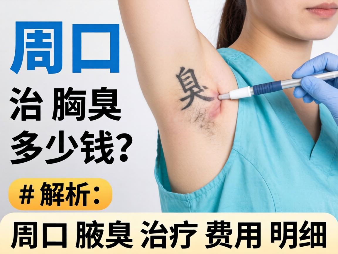 周口治腋臭多少钱？解析周口腋臭治疗费用明细