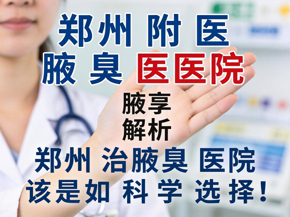 郑州附医腋臭医院解析,郑州治腋臭医院该如何科学选择 郑州附医腋臭医院解析,郑州治腋臭医院该如何科学选择