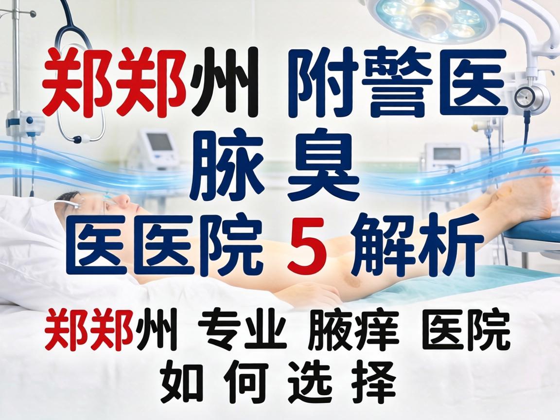 郑州附医腋臭医院解析，郑州专业腋臭医院如何选择