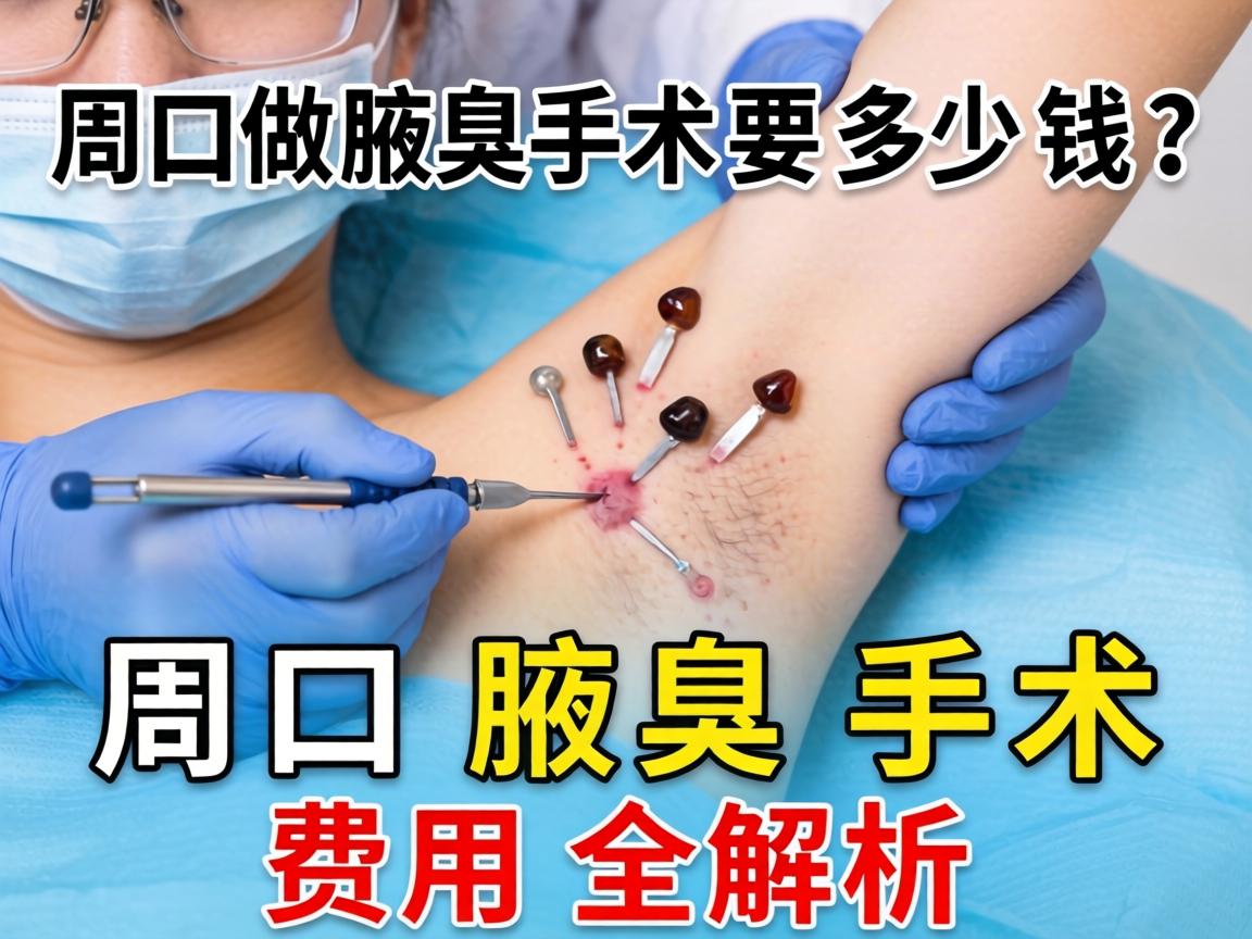 在周口做腋臭手术要多少钱?周口腋臭手术费用全解析 在周口做腋臭手术要多少钱?周口腋臭手术费用全解析