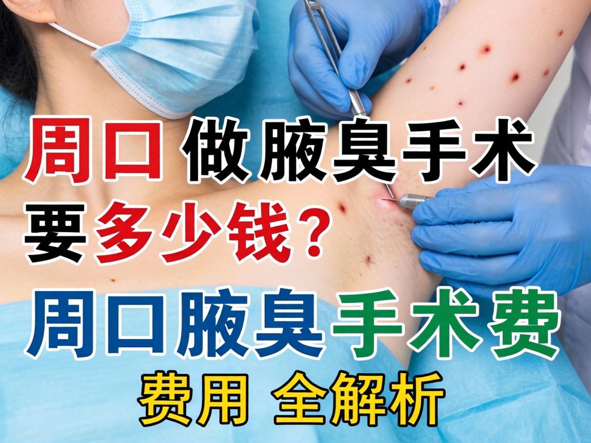 在周口做腋臭手术要多少钱?周口腋臭手术费用全解析 在周口做腋臭手术要多少钱?周口腋臭手术费用全解析