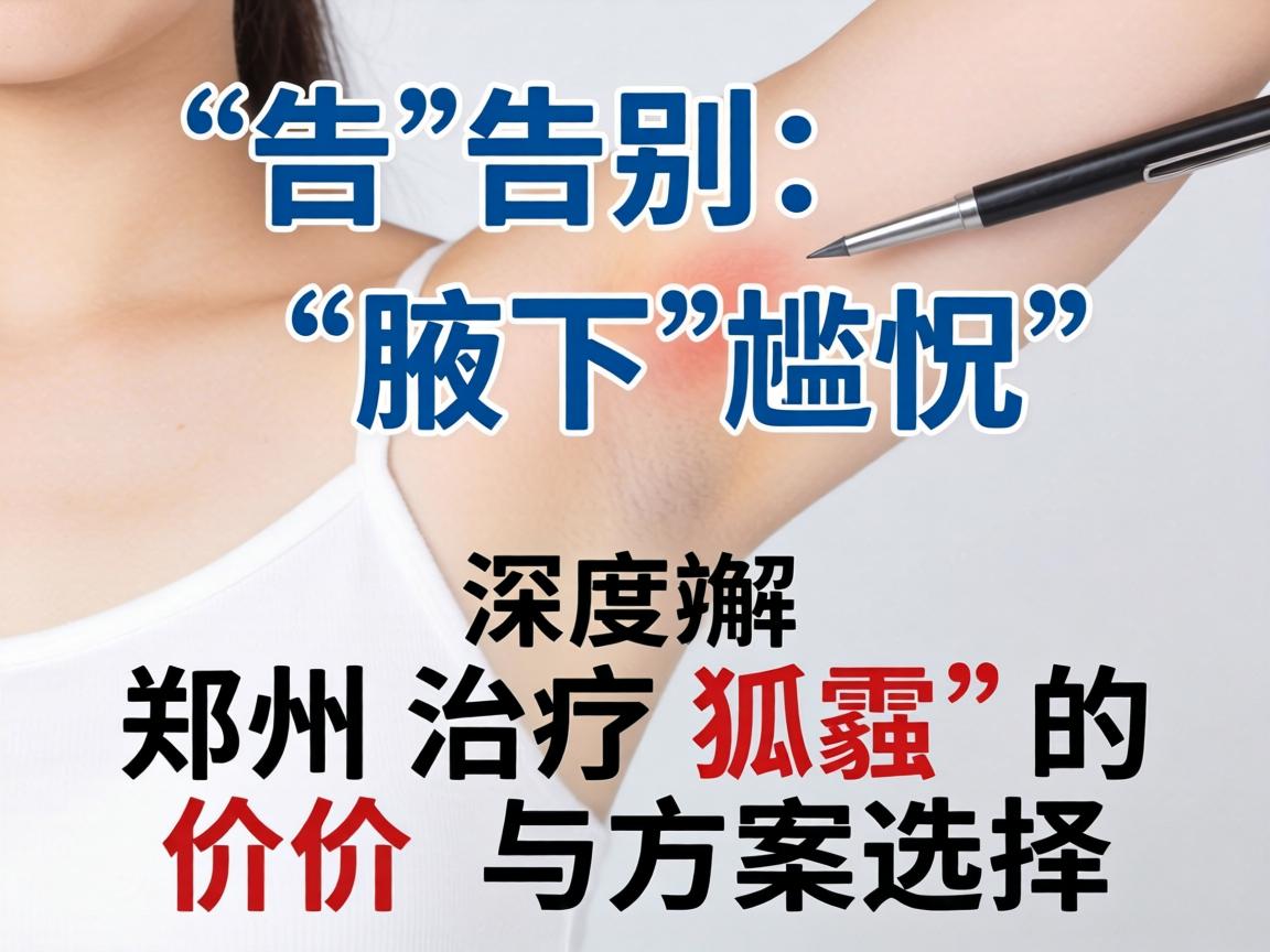 告别腋下尴尬，深度解析郑州治疗狐臭的价格与方案选择