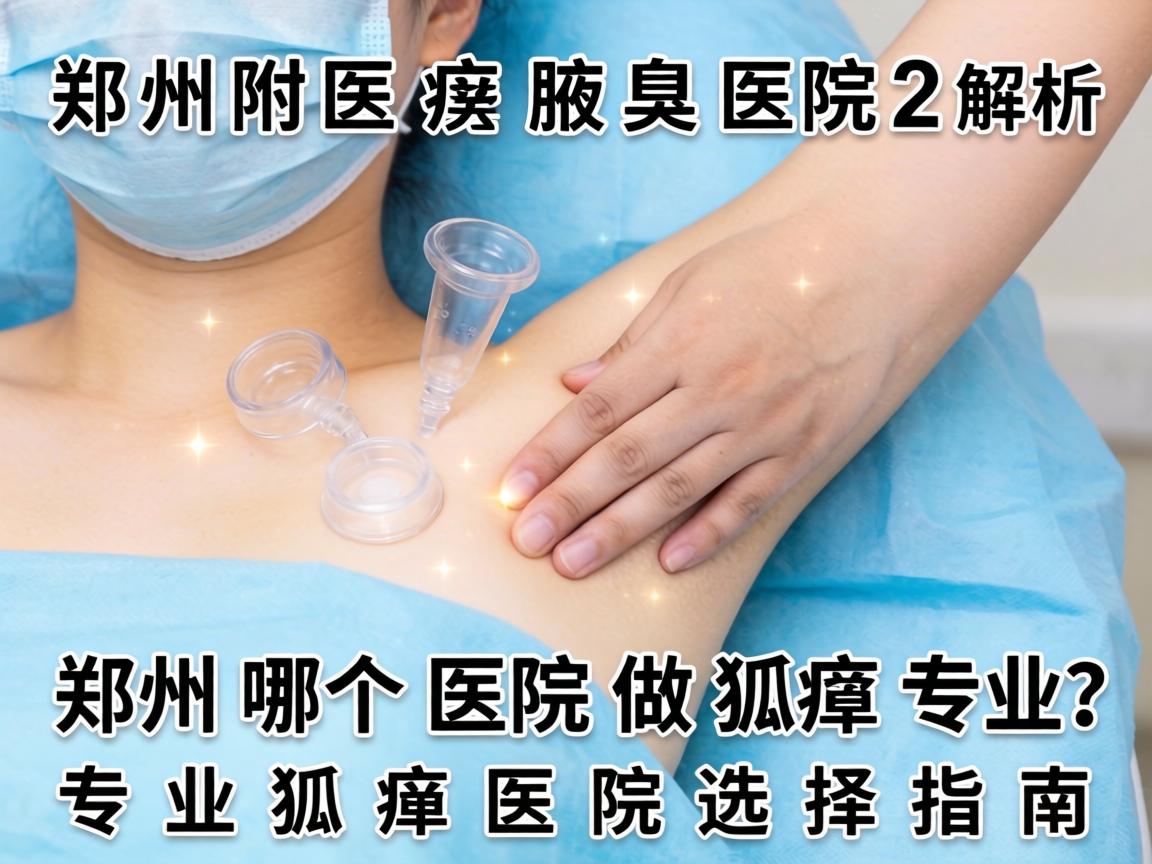 郑州附医腋臭医院解析，郑州哪个医院做狐臭专业？专业狐臭医院选择指南