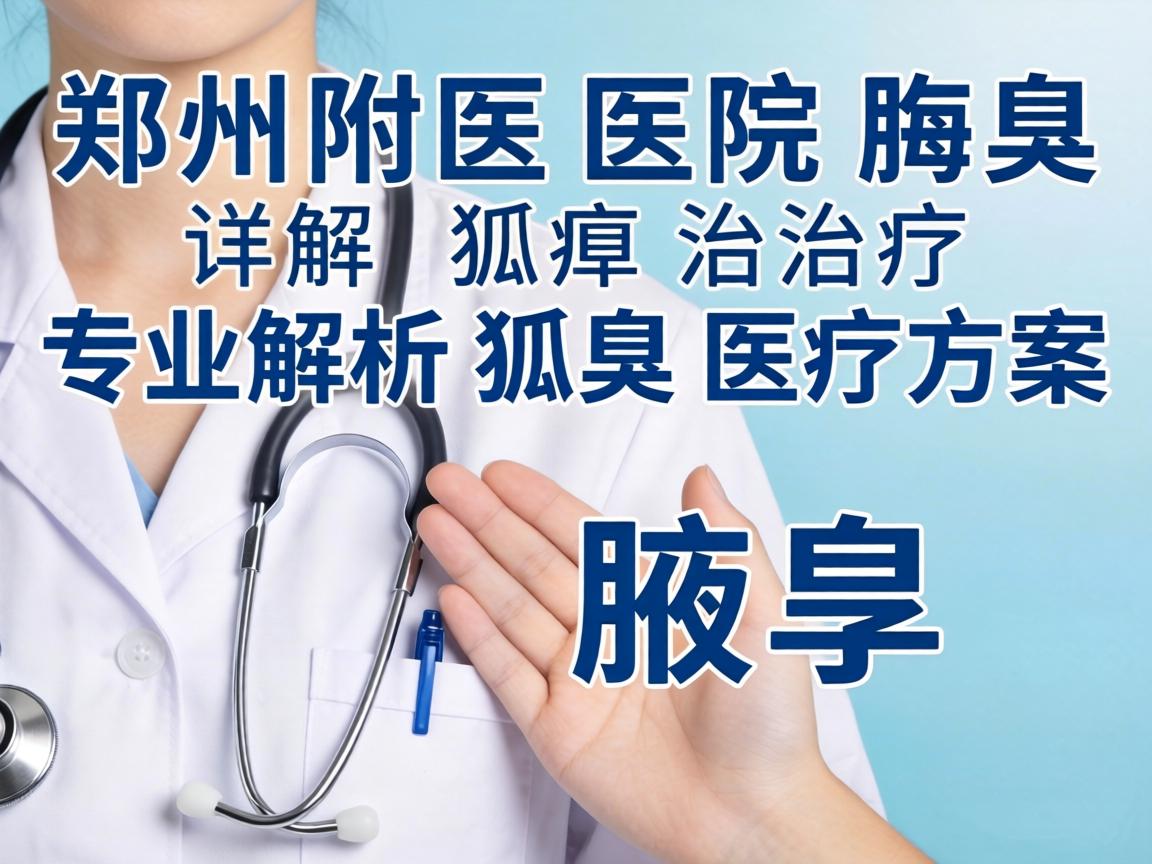 郑州附医腋臭医院详解狐臭治疗 专业解析狐臭医疗方案